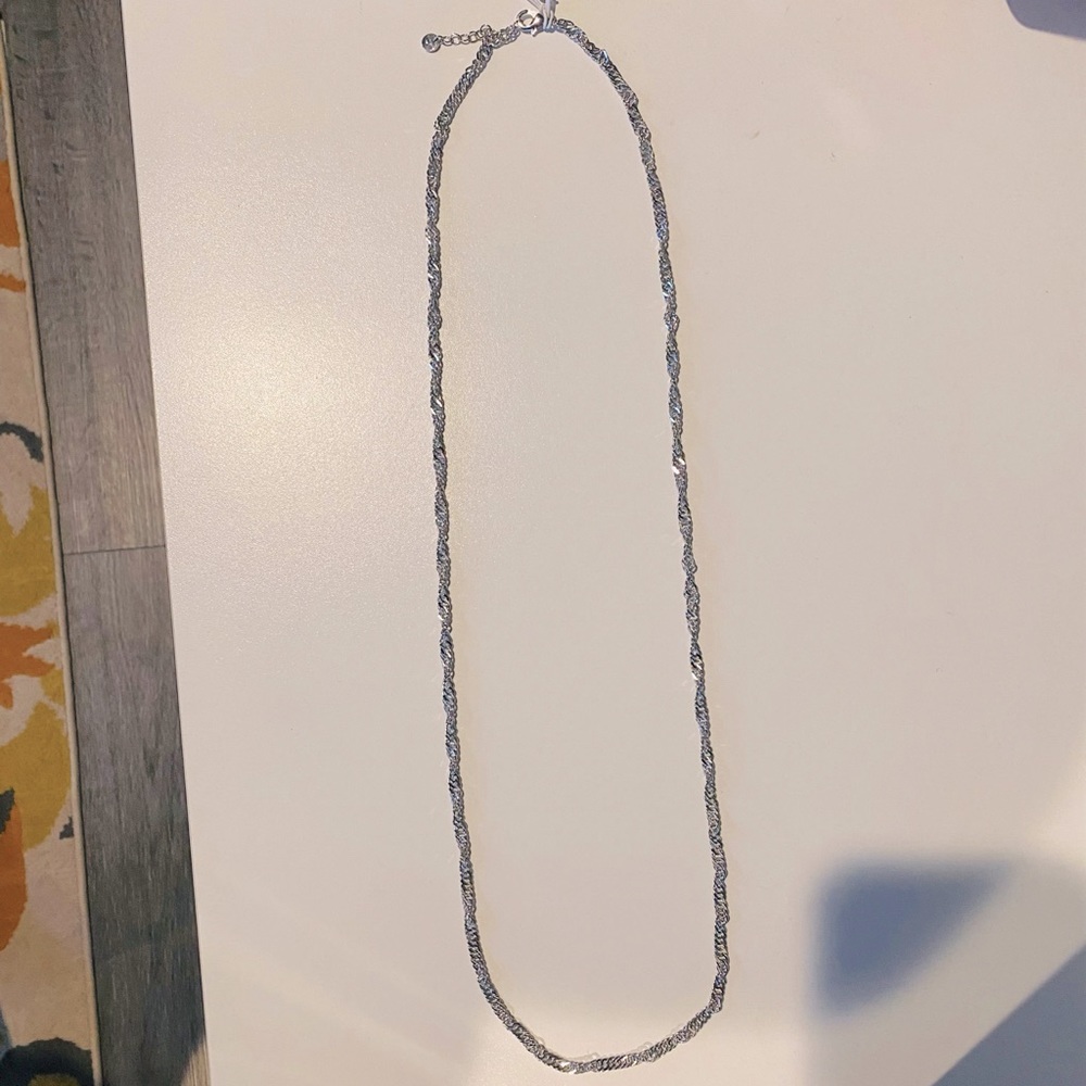 Nordstrom Brand New Women’s Sterling Silver Adjustable Rope Chain